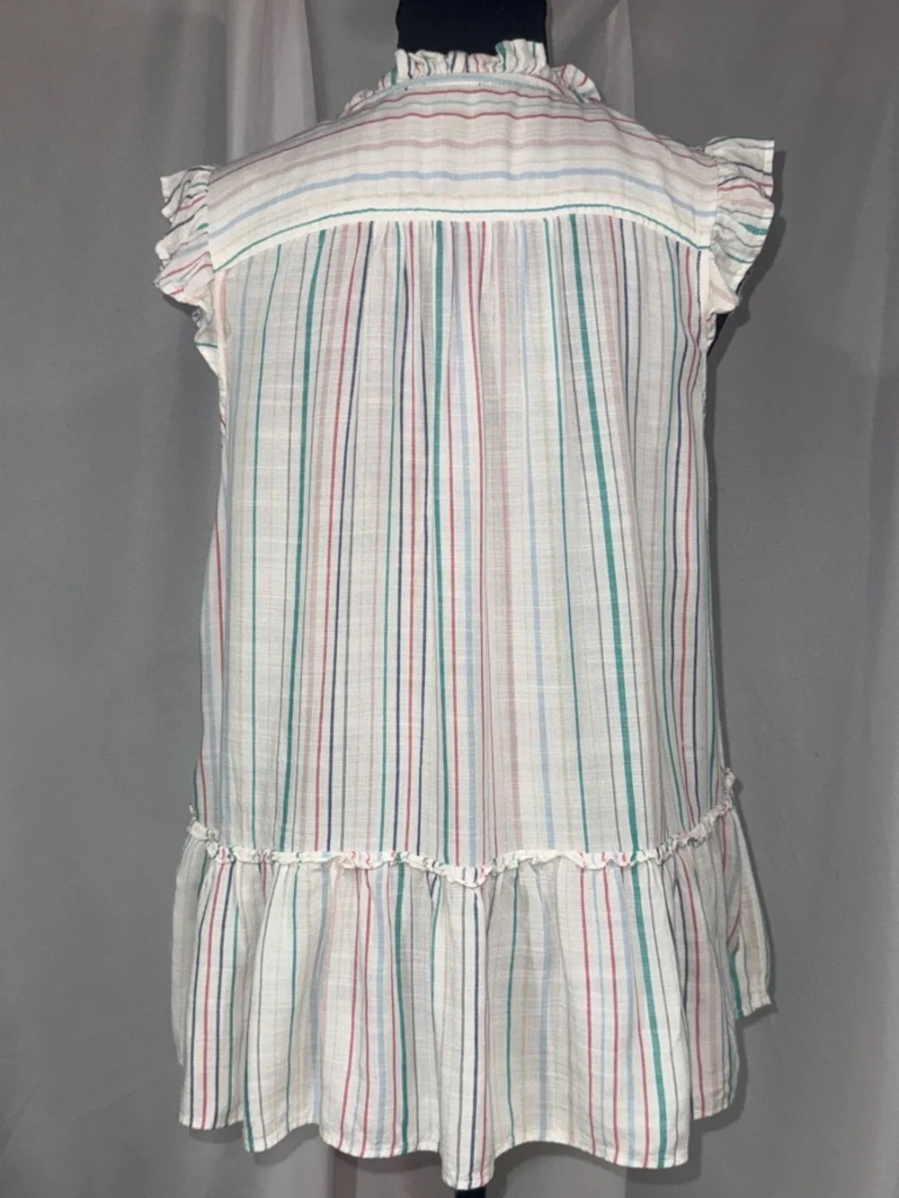 Jessica Simpson Multicolor Striped Sleeveless Top - Picture 2 of 8